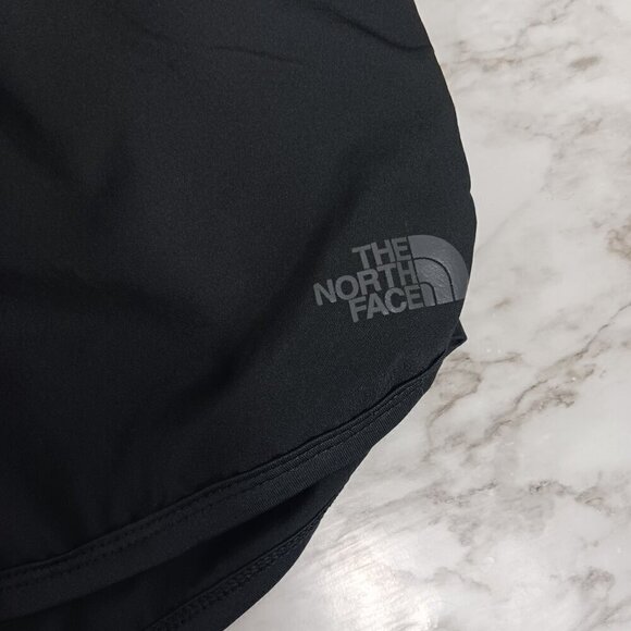 THE NORTH FACE running shorts women's size L black elastic waist - Picture 4 of 7
